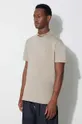 beige Norse Projects t-shirt in cotone Johannes Organic N Logo T-shirt