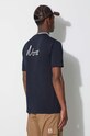 Norse Projects tricou din bumbac Johannes Organic Chain Stitch Logo T-shirt N01.0648.7004 bleumarin AW23