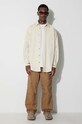 Norse Projects tricou din bumbac Johannes Organic Chain Stitch Logo T-shirt N01.0648.0957 bej AW23