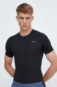 czarny Reebok t-shirt treningowy Compression
