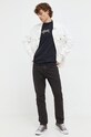 Converse t-shirt bawełniany 10025622.A01 czarny AW23