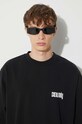 Marcelo Burlon t-shirt bawełniany Disco God CMAA054F23JER0091001 czarny