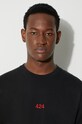 Pamučna majica 424 35424M111RX.236533 crna