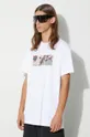 білий Бавовняна футболка Maharishi Kuroko Organic T-Shirt