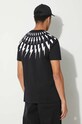 Odzież Neil Barett t-shirt bawełniany FAIRISLE THUNDERBOLT PBJT007S.V501S.524 czarny