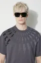 Neil Barrett t-shirt bawełniany EASY DROPPED SHOULDER FAIRISLE Męski