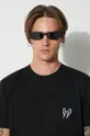 Neil Barett tricou din bumbac SLIM DOUBLE BOLT De bărbați