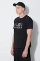 černá Bavlněné tričko MM6 Maison Margiela T-Shirt