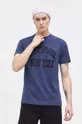 σκούρο μπλε Βαμβακερό μπλουζάκι Abercrombie & Fitch