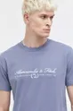γκρί Βαμβακερό μπλουζάκι Abercrombie & Fitch