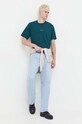 Abercrombie & Fitch t-shirt bawełniany KI123.3234.230 zielony AW23