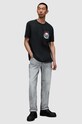 Μπλουζάκι AllSaints MG059Z STRAY SS CREW MG059Z μαύρο