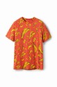 Бавовняна футболка Desigual 23WMTK59 TS DANI 23WMTK59 бордо