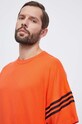 adidas Originals tricou din bumbac portocaliu IM2094