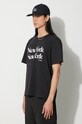 Corridor tricou din bumbac New York New York negru TS0008.BLK