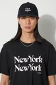 Corridor tricou din bumbac New York New York TS0008.BLK negru