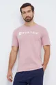 różowy Burton t-shirt bawełniany
