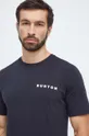 czarny Burton t-shirt bawełniany