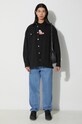 Butter Goods cotton t-shirt Teddy Logo Tee BGQ3230102 black AW23