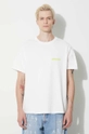 bianco Gramicci t-shirt in cotone Footprints Tee