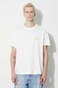 Gramicci cotton t-shirt Footprints Tee white G3FU.T071
