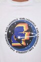 Karl Lagerfeld t-shirt bawełniany 532251.755072 biały