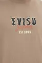 Evisu t-shirt bawełniany Kumadori Daruma Double Daicock Printed Męski