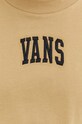Vans tricou din bumbac VN000F4M5QJ1 galben