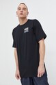 Vans t-shirt bawełniany VN000F4QBLK1 czarny AW23