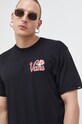 Oblečenie Bavlnené tričko Vans VN000F3XBLK1 čierna