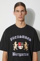 Puma cotton t-shirt PUMA x PLEASURES Graphic Tee 620877 black