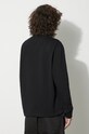 Clothing Barbour cotton longsleeve top Barbour x Maison Kitsune Fox Head L/S Tee MTS1228 black