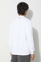 Odjeća Pamučna majica dugih rukava Lacoste TH2061 bijela