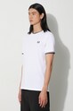 Бавовняна футболка Fred Perry білий M1588.100