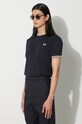 Хлопковая футболка Fred Perry тёмно-синий M1588.795