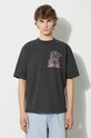 Clothing Heron Preston cotton t-shirt Hp Monster Ss Tee HMAA032F23JER0181007 gray