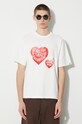 Human Made t-shirt in cotone Graphic regolare bianco HM26TE004