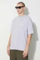 grigio Drôle de Monsieur t-shirt in cotone Le T-shirt Slogan