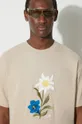 Drôle de Monsieur t-shirt in cotone Le T-Shirt Fleurs Brodées Uomo