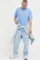 On Vacation t-shirt in cotone blu