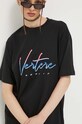 Bavlnené tričko Vertere Berlin čierna VER.T186