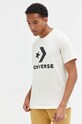 Бавовняна футболка Converse 10025458.A08 бежевий