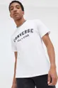 Хлопковая футболка Converse белый