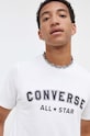 Converse tricou din bumbac 10024566.A04 alb