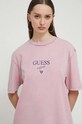 Guess Originals t-shirt bawełniany M3BI89K9XF1 różowy
