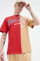 Βαμβακερό μπλουζάκι Karl Kani κόκκινο