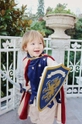 Konges Sløjd costume per bambini KNIGHT SWORD AND SHIELD blu navy KS101505