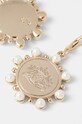Naušnice Lauren Ralph Lauren PE PEARL COIN DROP 14G00851 zlatna AW24