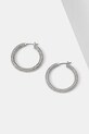 Сережки Lauren Ralph Lauren PE 30MM PAVE HOOP срібний 14G00873