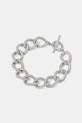 Браслет Lauren Ralph Lauren BR 7.5IN PAVE CURB LINK FLEX срібний 14B00435